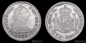 Potosi. Carlos III. 1 Real 1775 JR. CJ 66.3.1