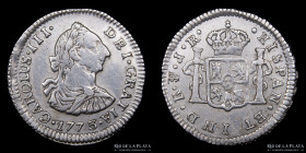 Potosi. Carlos III. 1/2 Real 1773 JR. CJ 67.1
