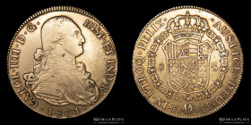 Potosi. Carlos IV. 8 Escudos 1801 PP. KM80