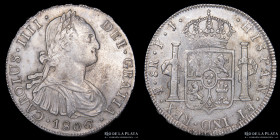 Potosi. Carlos IV. 8 Reales 1806 PJ. CJ 76.18