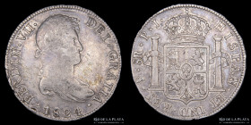Potosi. Fernando VII. 8 Reales 1824 PJ CJ 86.14.1