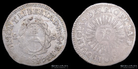 Argentina. La Rioja. 2 Soles 1825 RA CA D BA. CJ 42.2