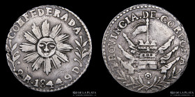 Argentina. Cordoba. 2 Reales 1844. CJ 48.2.8