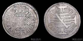 Brasil. Pedro II. 160 Reis 1701 P. KM88.1