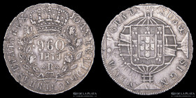 Brasil. Joao VI. 960 Reis 1819 R sobre Patria Argentina 1813