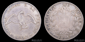 Chile. 50 Centavos 1853. KM128