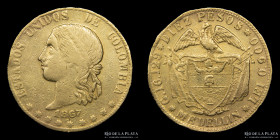 Colombia. 10 Pesos 1867. KM141.2
