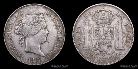 España. Isabel II. 1 Escudo 1867. KM626.1