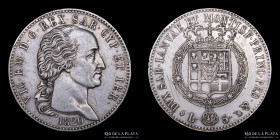 Cerdeña. 5 Lira 1820. KM113