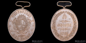 Guerra Triple Alianza. Uruguay. Premio Militar 1865. Yatay. Cobre