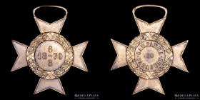 Guerra Triple Alianza. Brasil. Medalla 1870