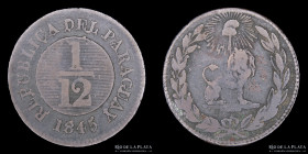 Paraguay. 1/12 Real 1845. 41 Rayos. Ciotti 201 Asuncion