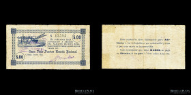 Paraguay. Colonia Puerto Max. Vale 5 Pesos Fuertes 1905