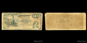 Paraguay. 1 Peso Fuerte 1883. Ps125a
