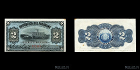 Paraguay. 2 Pesos Fuertes 1916. P139a