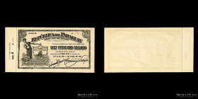 Paraguay. Bono. 1925. 10 Pesos Oro Sellado. Serie A