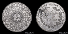 Argentina. 1860. Constitucional. Union Nacional. Cataldi