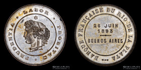 Argentina. 1893. Banque Française du Rio de la Plata
