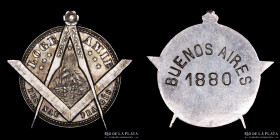 Argentina. Masonica. 1880. Resp. Log. Amie Des Nau Fragés. Plata