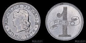 Argentina/Uruguay. Ficha. 1 Peso. Republica Parvense