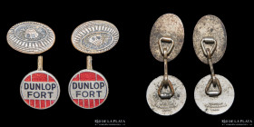 USA. Dunlop Fort Cufflinks (Gemelos) Pins