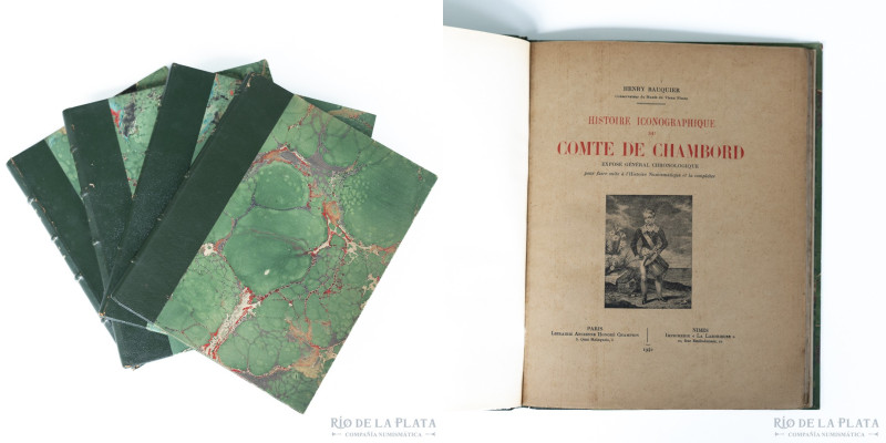 H. Bauquier et G. Cavalier. Historie Numismatique du Comte de Chambord. 1912, Pa...