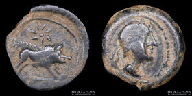 Hispania, Castulo (180AC) AE Cuadrante