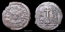 Byzantine. Justinian I 527-564AD. AE Decanummium