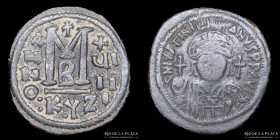 Byzantine. Justinian I 527-564AD. AE Follis. Cyzicus