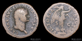 Domiciano Cesar 69-79DC, AE As. RIC 1056
