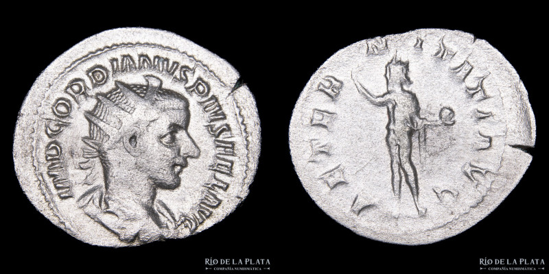 Roma Siglo III, Gordiano III 238-244DCDC. AR Antoniniano. Ceca de Roma (241-243D...