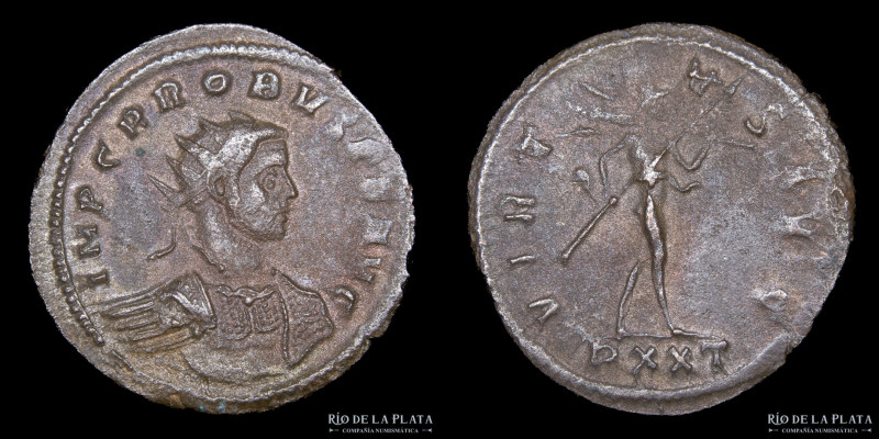 Roma, Siglo III. Probo 276-282DC. VE Antoniniano. Ceca de Ticinum, oficina 1ra (...