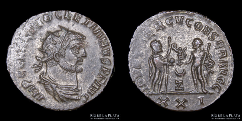 Roma, Siglo III. Diocleciano (284-305 DC) AE Antoniniano. Ceca de Antioquía, of....