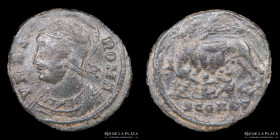 Constantino I 307-337DC. AE Centenional, Urbs Roma