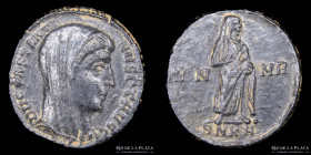 Divo Constantino I emisión póstuma (347-8DC). AE follis