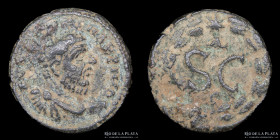 Seleucia y Pieria. Antioquía. Macrino (217-218 DC). AE19