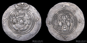Sasanidas. Kushro II (591-628 DC) AR Dracma