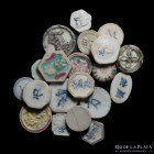 Tailandia. Porcelain Gambling Token x 20 Pee (1760-1875)