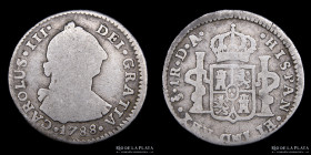 Santiago. Carlos III. 1 Real 1788 DA. KM29