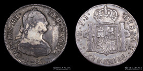 Santiago. Carlos IV. 4 Reales 1807 FJ. KM60