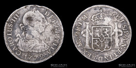 Lima. Carlos III. 2 Reales 1772 JM. KM76