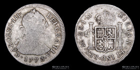 Lima. Carlos III. 2 Reales 1773 JM. KM76
