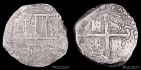 Potosi. Felipe II. 2 Reales 1591 a 1598 Macuquina a clasificar