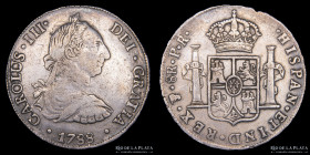 Potosi. Carlos III. 8 Reales 1788 PR. CJ 63.17.2