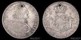 Potosi. Carlos IV. 8 Reales 1795 PR. CJ 76.7.3