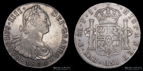 Potosi. Carlos IV. 8 Reales 1806 PJ. CJ 76.18