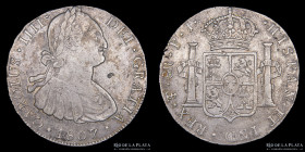 Potosi. Carlos IV. 8 Reales 1807 PJ. CJ 76.19