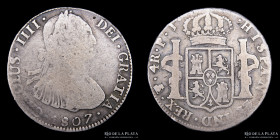 Potosi. Carlos IV. 4 Reales 1807 PJ. CJ 77.19