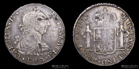 Potosi. Carlos IV. 2 Reales 1790 JR. CJ 78.2.2