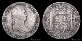 Potosi. Fernando VII. 8 Reales 1820 PJ CJ 86.10